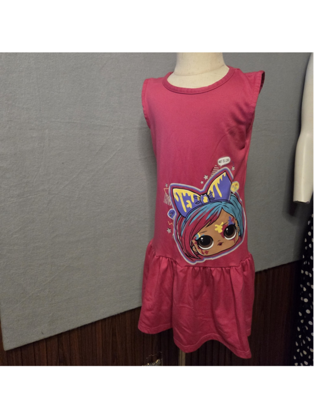 Girls L.O.L. Surprise! Casual Dress Size 4 Pink Blue
